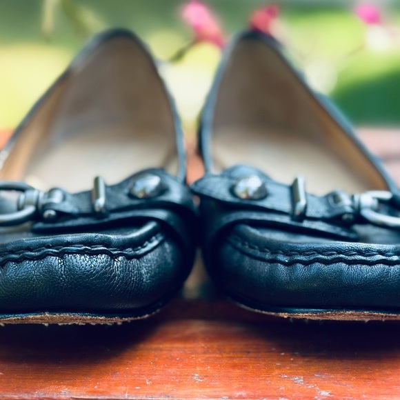 Coach Turn Lock Accented Genuine Leather Loafers SZ US 7B - Picture 13 of 14